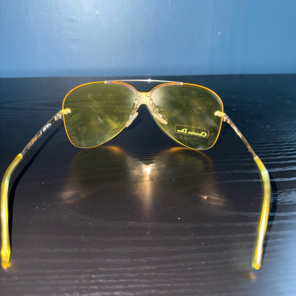 Dior Sunglasses with Vibrant Yellow Lenses - Picture 5 of 5